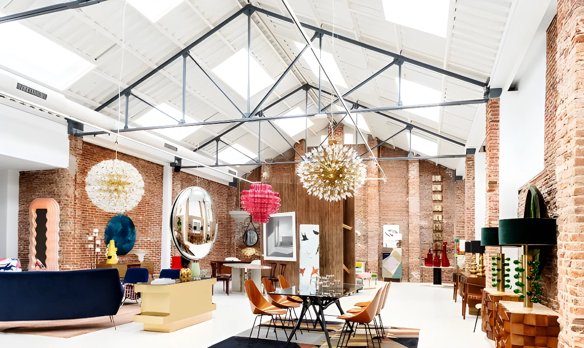 Interior del Eames Pavilion